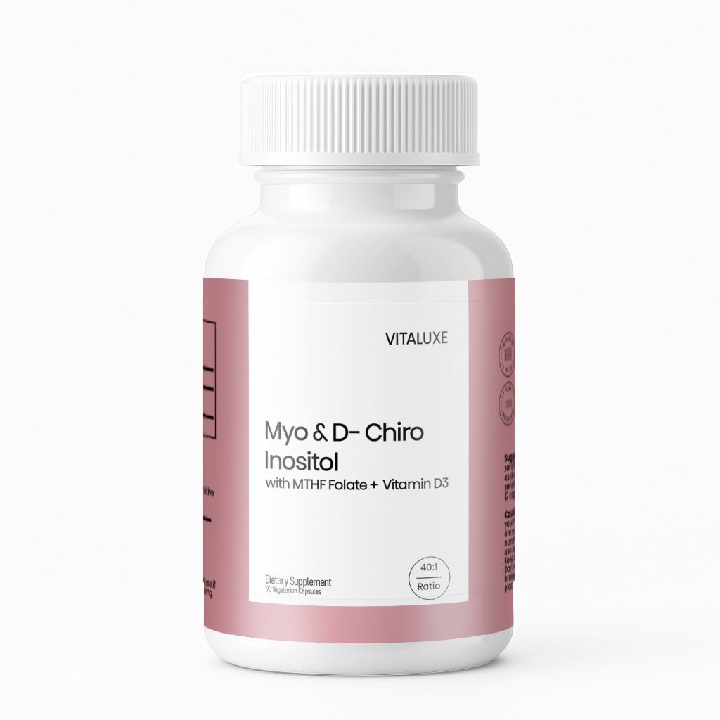 Myo inositol d-chiro inositol, 90 cápsulas.