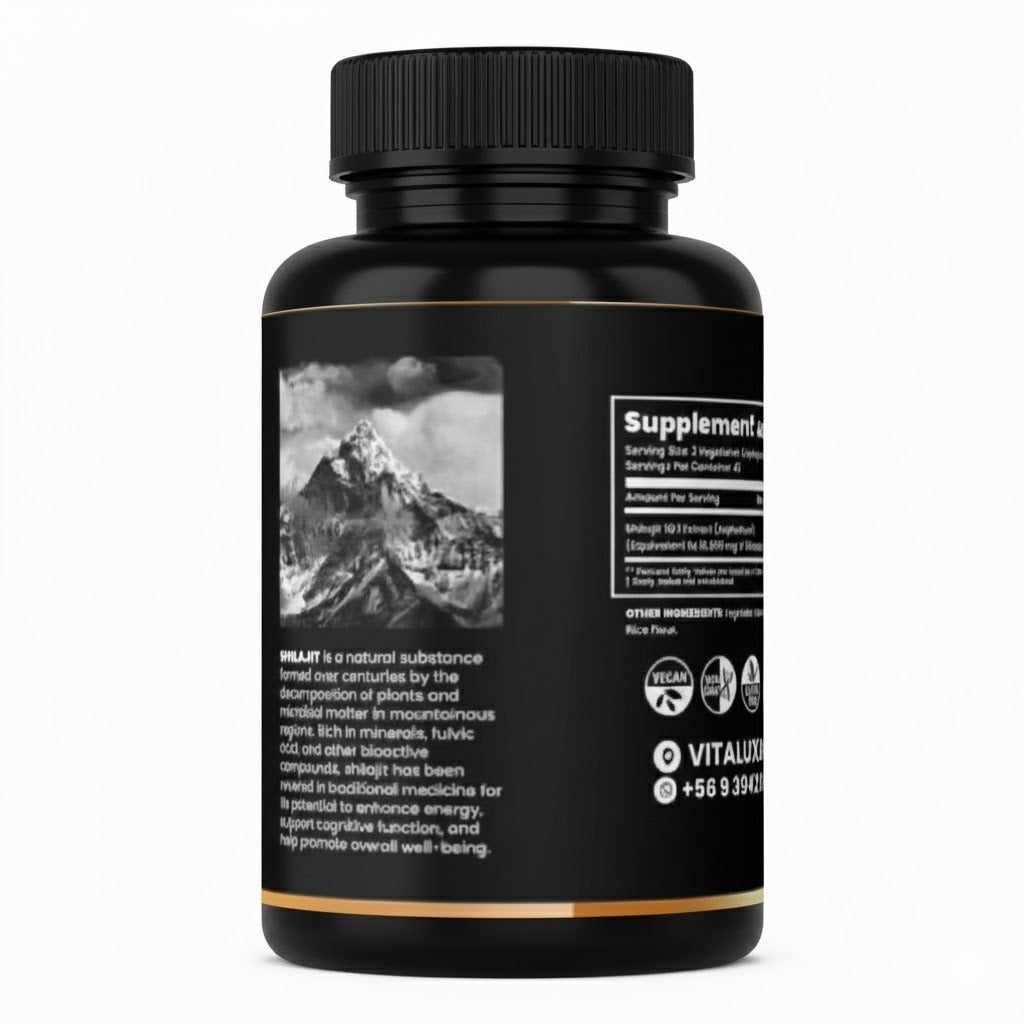 Shilajit Pure Himalaya, 90 cápsulas.